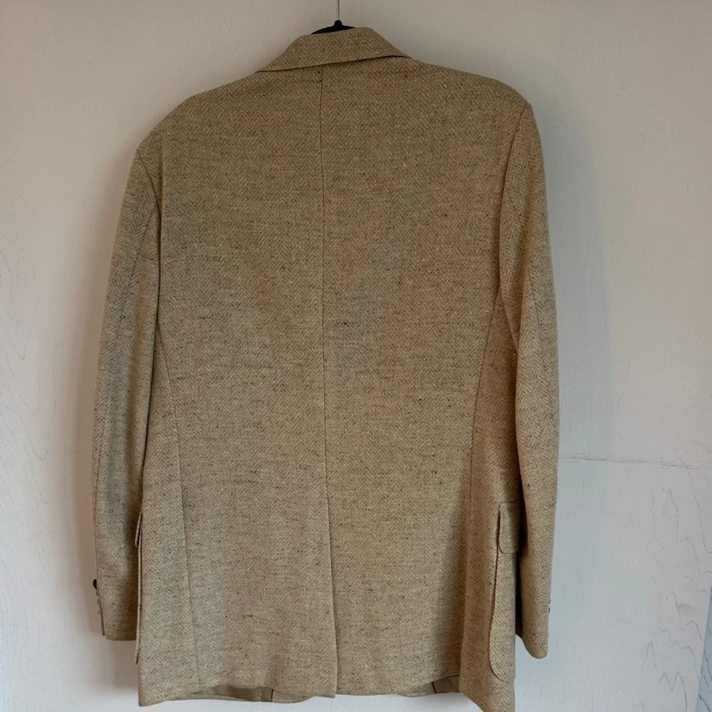 Classic Tan Men's Blazer 100% pure wool